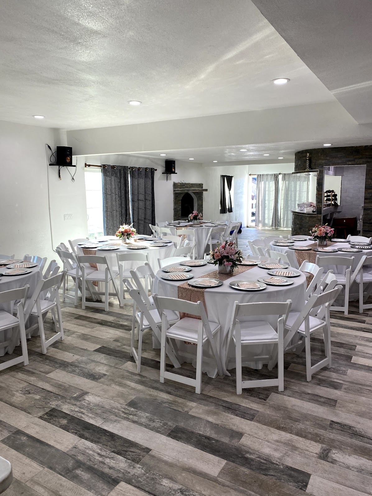 Interior del salon de fiestas